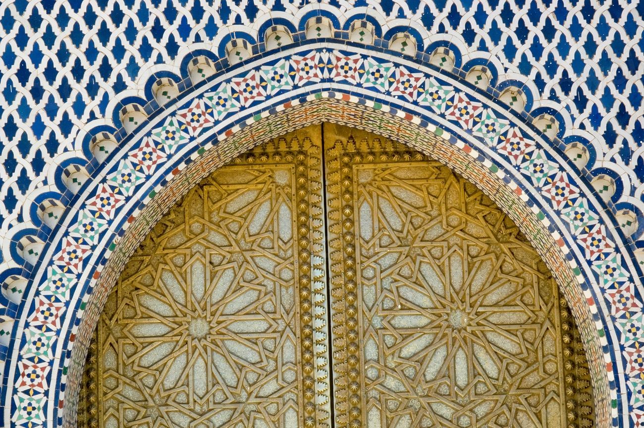 Moroccan riad architecture